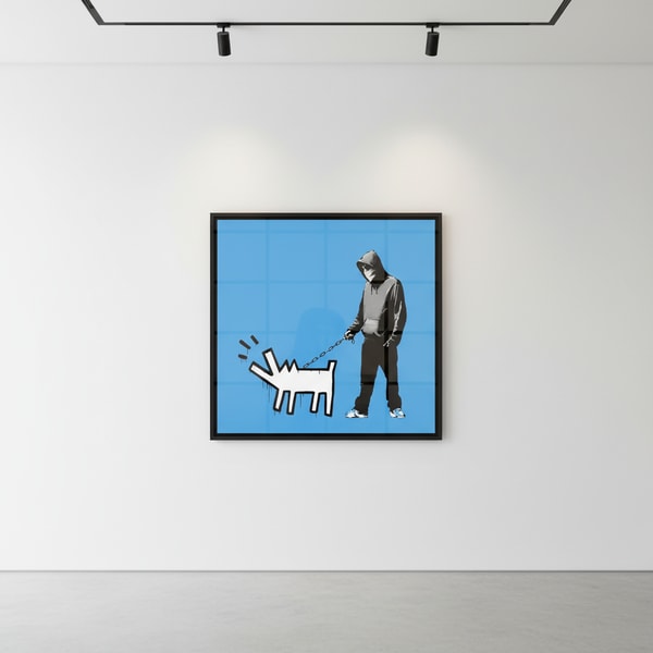 Banksy - Choose Your Weapon Sky Blue, 2010, Screen print