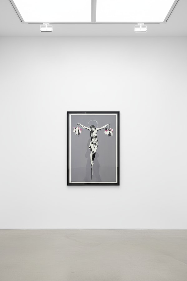 Banksy - Christ With Shopping Bags (Signed), 2004, Screen print