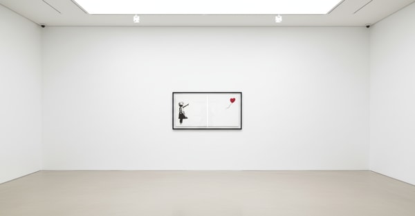 Banksy - Girl With Balloon Diptych, 2006