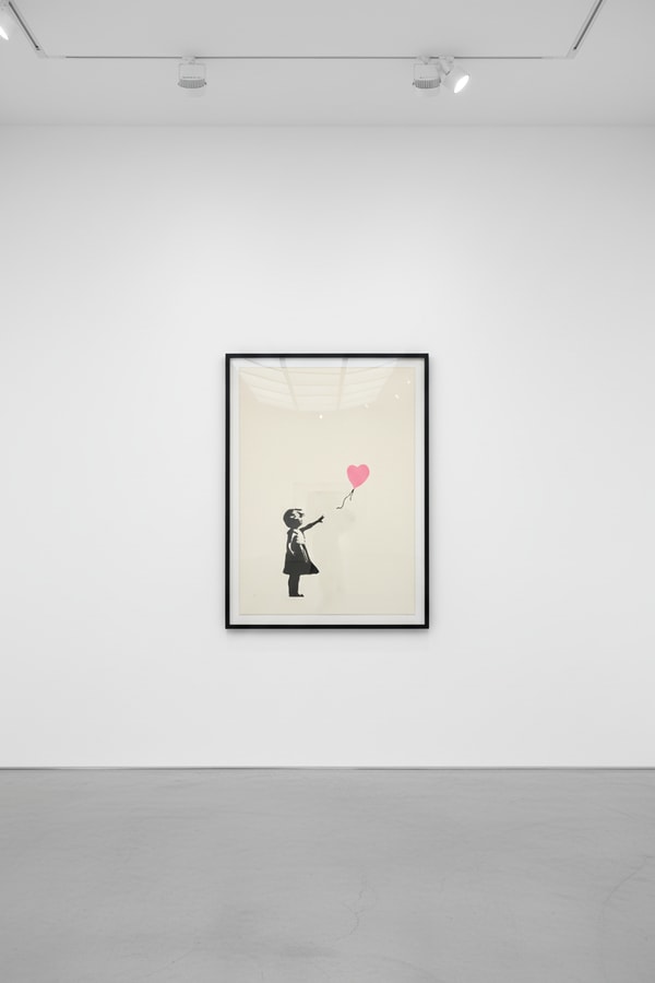 Banksy - Girl With Balloon Pink AP, 2004