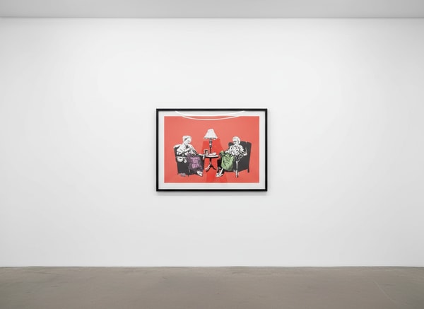 Banksy - Grannies Hand Finished Signed, 2006, Screen print