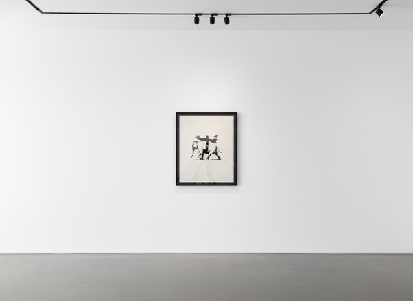 Banksy - Heavy Weaponry (Silver Edition), 2004, Spray paint on canvas