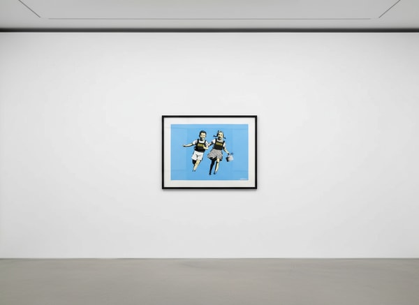 Banksy - Jack and Jill (Police Kids) (Signed), 2005, Screen print