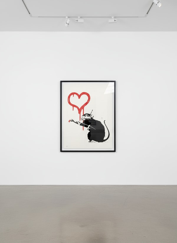 Banksy - Love Rat (Signed), 2004
