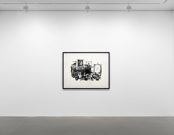 Banksy - Morons Unsigned, 2007, Screen print