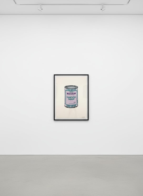 Banksy - Soup Can (Lilac, Emerald, Purple) (Signed), 2005, Screen print