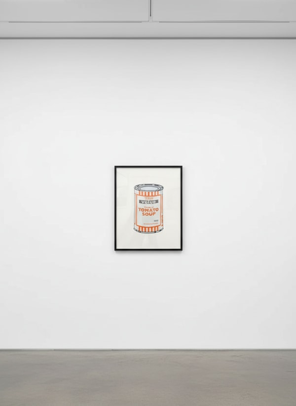 Banksy - Soup Can (Mint, Orange, Brown) (Signed), 2005, Screen print