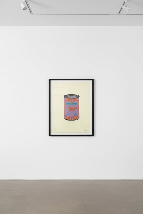 Banksy - Soup Can (Violet, Orange, Mint) (Signed), 2005, Screen print