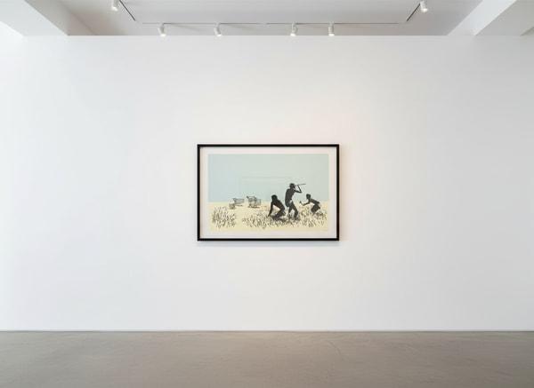 Banksy - Trolley Hunters (Bethlehem Edition) (Signed), 2007, Screen print