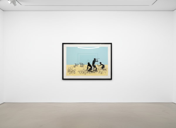 Banksy - Trolley Hunters (Color) (Signed), 2007, Screen print