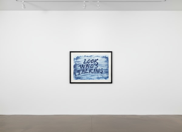 Mel Bochner - Look Who's Talking, 2023, Etching with aquatint