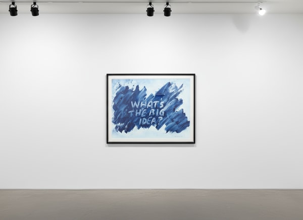 Mel Bochner - What's The Big Idea, 2023, Etching with aquatint
