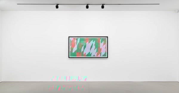 Bridget Riley - About Lilac, 2007, Screenprint