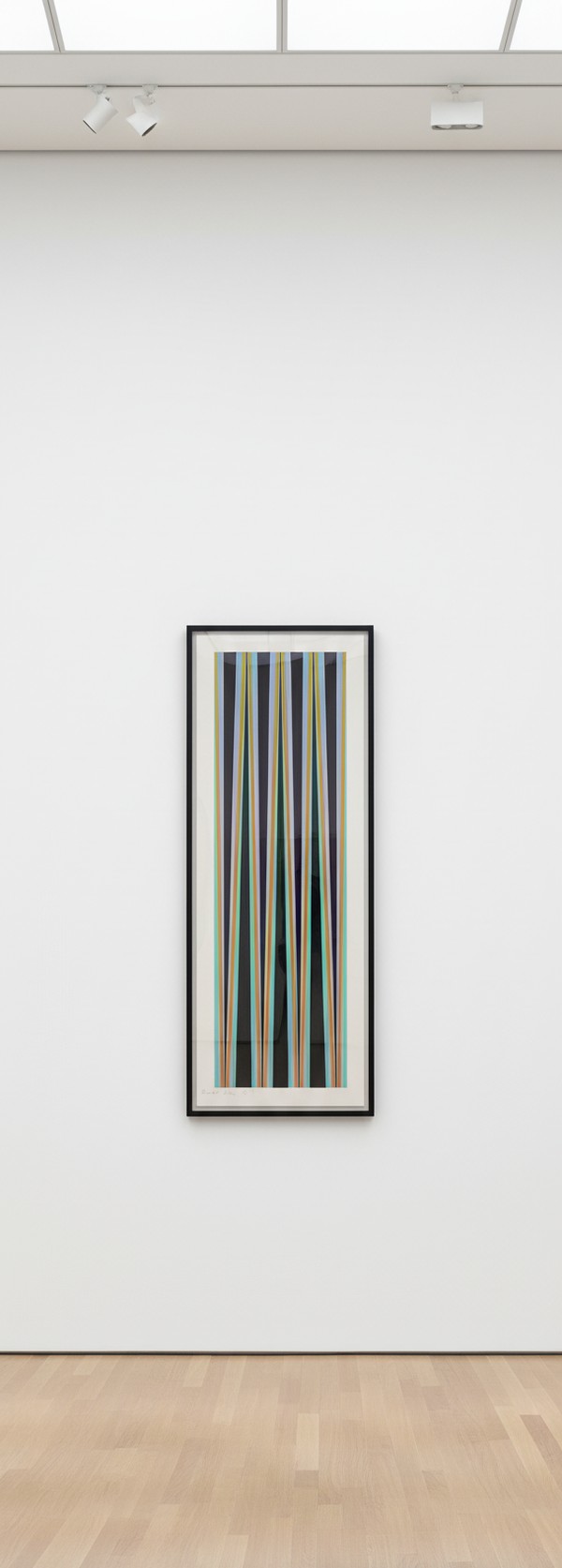 Bridget Riley - Elongated Triangles 6, 1971, Screenprint