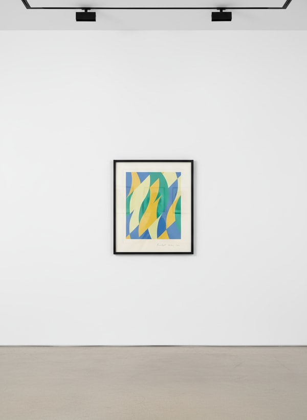 Bridget Riley - Fold, 2004, Screenprint