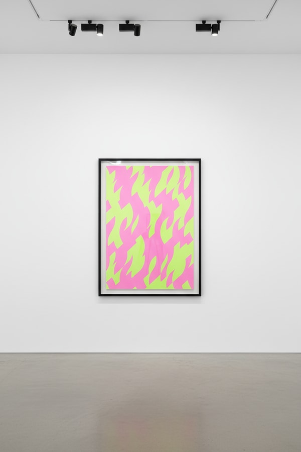 Bridget Riley - Magenta And Green, 2002, Screenprint