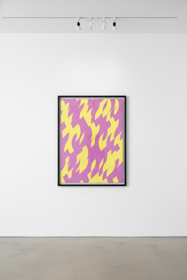 Bridget Riley - Magenta And Yellow, 2002, Screenprint