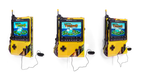 Connor Gottfried - Integrated Circuits, 2025, Aluminum composite panelling, 19” IPS screen, Raspberry Pi, SNES emulator, Y...