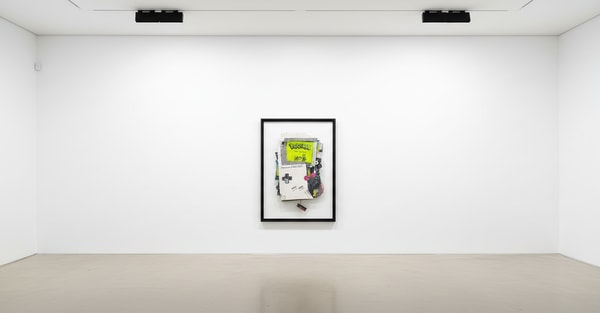 Connor Gottfried - Liquid Crystal III, 2025, Aluminum composite panelling, three 8” IPS screens, Raspberry Pi, Gameboy emu...