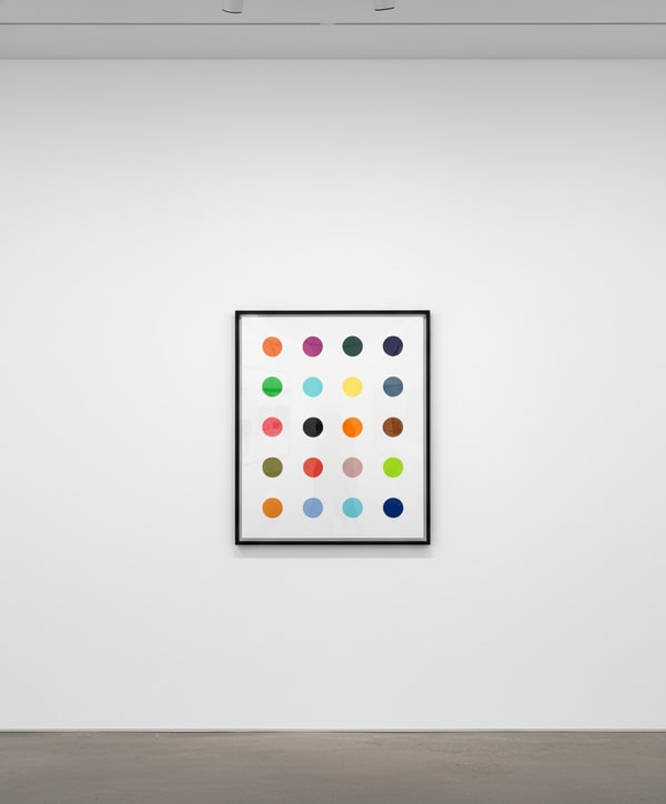 Damien Hirst - 3-Methylthymidine White, 2014, Screenprint in colors with diamond dust