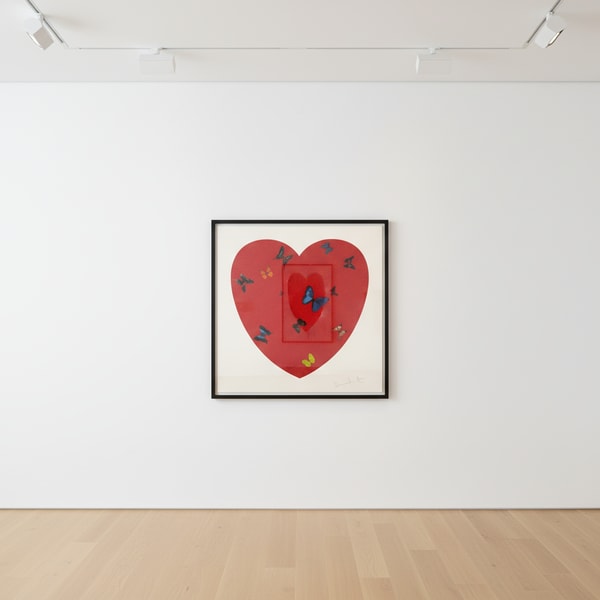 Damien Hirst - All You Need is Love, Love, Love, 2008, Screenprint in colours on wove paper