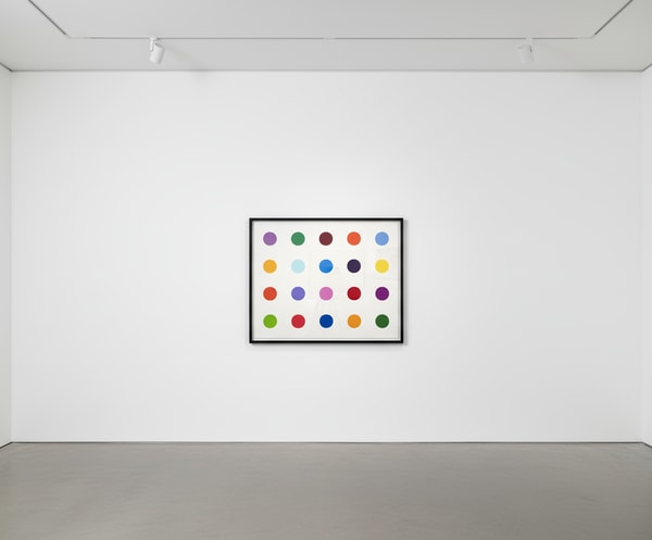 Damien Hirst - Fast Scarlet TR Base, 2011, Woodcut