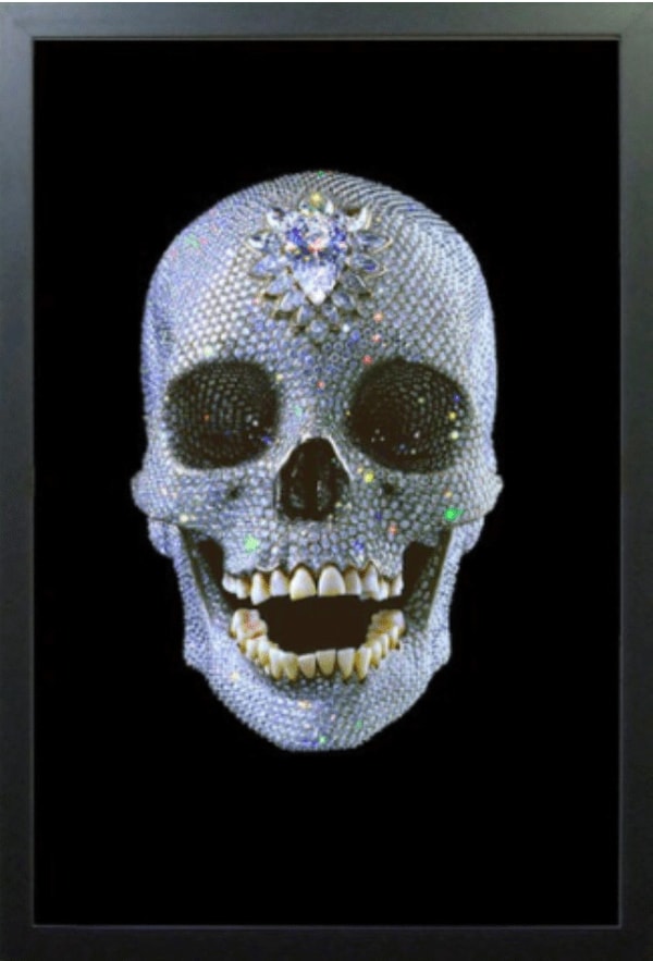 Damien Hirst - For The Love of God, 2012, Lenticular digital print on PETG plastic