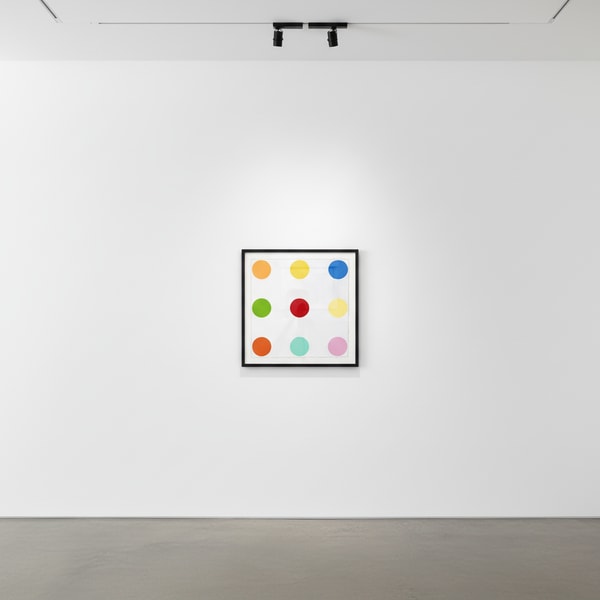 Damien Hirst - Glycine Cresol Red, 2011, Woodcut