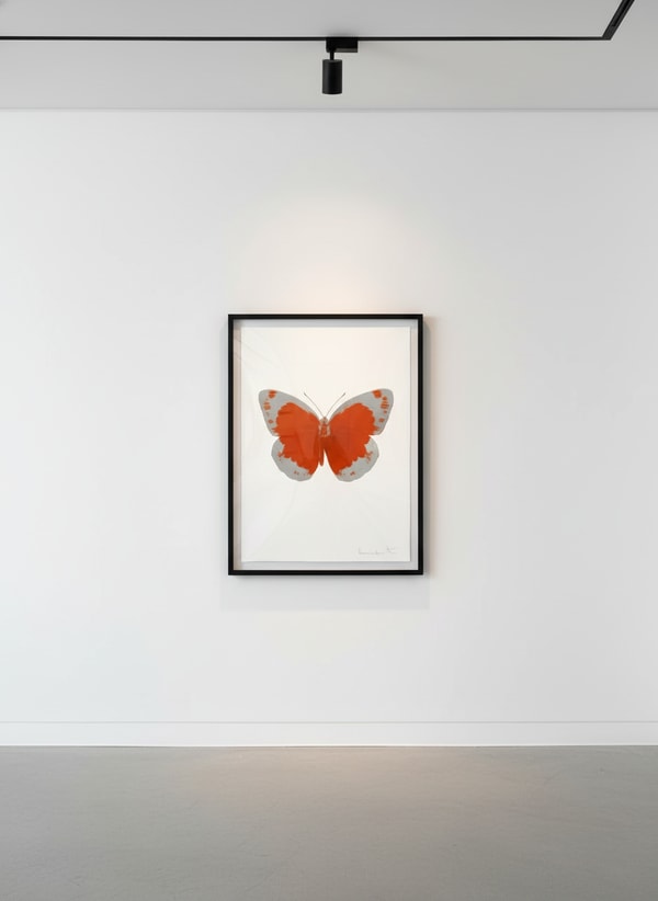 Damien Hirst - Souls II (Prairie Copper, Silver Gloss), 2010, Two color foil block print