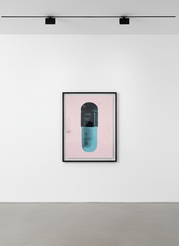 Damien Hirst - The Cure (Bubblegum Pink/Payne’s Grey/Iceberg Blue), 2014, Silkscreen on Somerset Tub Sized 410gsm. Edition...