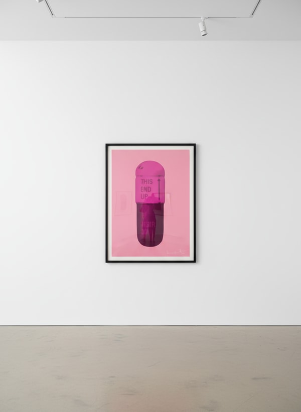Damien Hirst - The Cure (Carnation Pink, Hot Pink, Violet Pink), 2014, Silkscreen