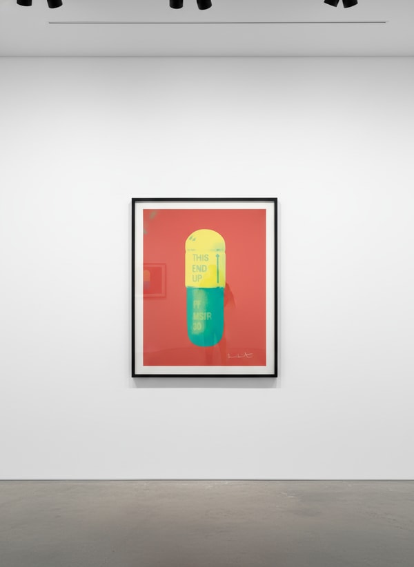 Damien Hirst - The Cure (Coral/Lemon Yellow/Turquoise), 2014, Silkscreen on Somerset Tub Sized 410gsm