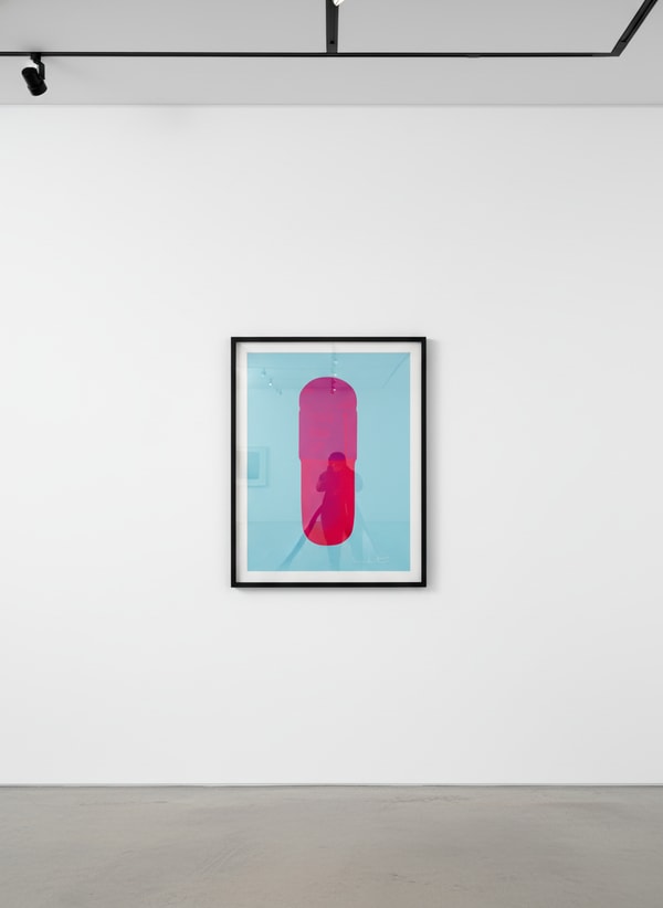 Damien Hirst - The Cure (Deep Sky Blue/Electric Purple/Lipstick Red), 2014, Silkscreen on Somerset Tub Sized 410gsm