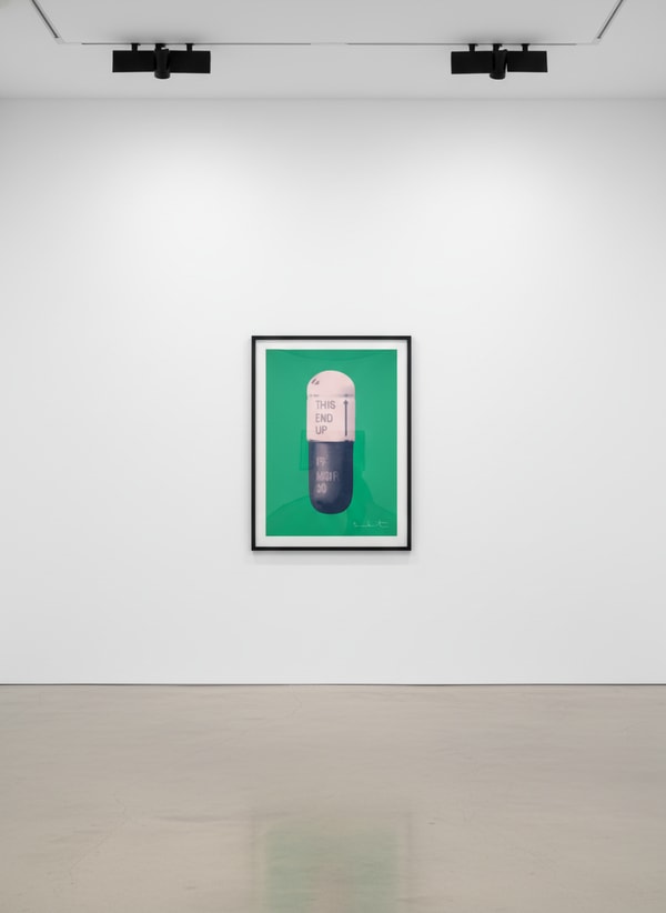 Damien Hirst - The Cure (Emerald Green/Powder Pink/Victorian Purple), 2014, Silkscreen on Somerset Tub Sized 410gsm