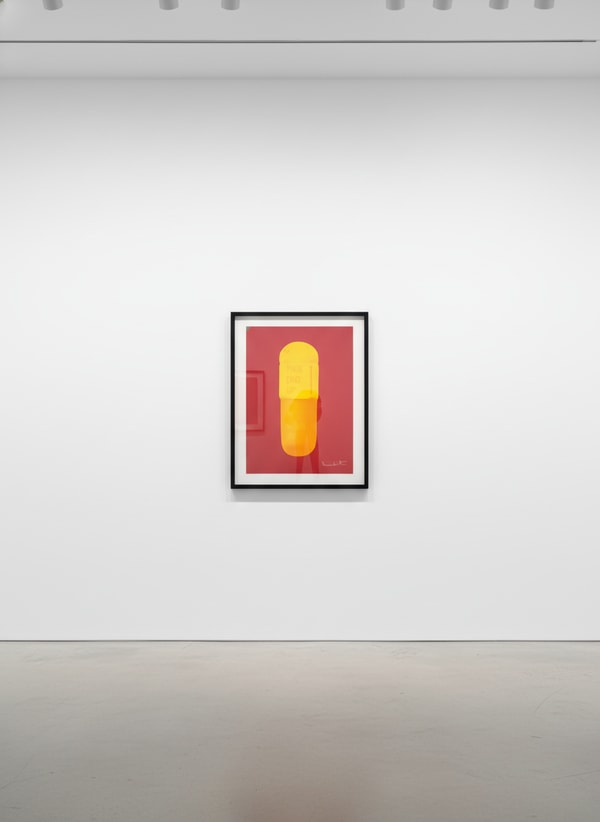 Damien Hirst - The Cure (Fire Red/Sun Yellow/Fire Orange), 2014, Silkscreen on Somerset Tub Sized 410gsm
