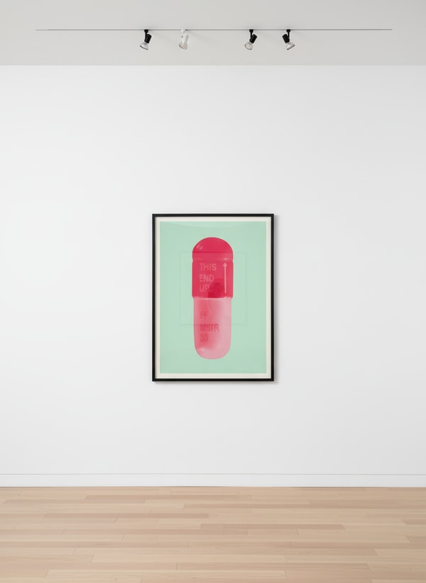 Damien Hirst - The Cure (Mint Green/ Desire/ Orchid Pink), 2014, Silkscreen