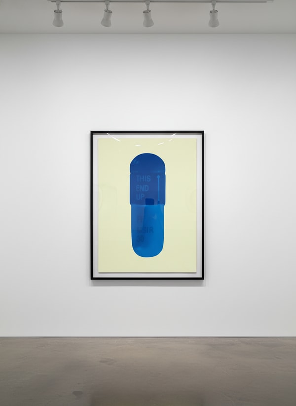 Damien Hirst - The Cure (Sherbert Green/Royal Blue/Ocean Blue), 2014, Silkscreen on Somerset Tub Sized 410gsm