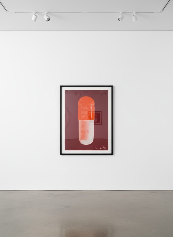 Damien Hirst - The Cure (Sienna Red/Tangerine/Light Tangerine), 2014, Silkscreen on Somerset Tub Sized 410gsm