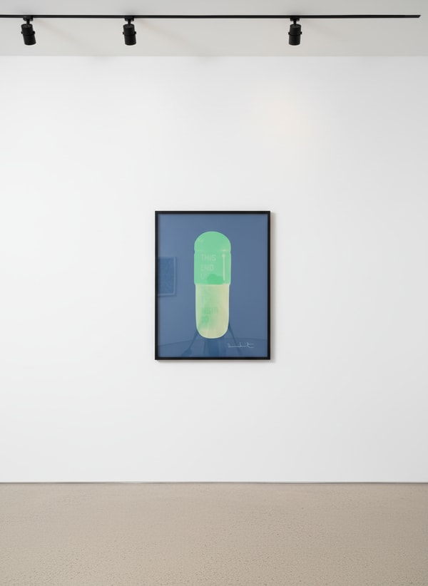 Damien Hirst - The Cure (Steel Blue/Acid Green/Apple Green), 2014, Silkscreen on Somerset Tub Sized 410gsm