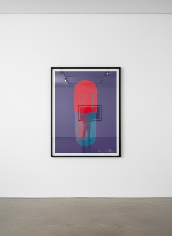 Damien Hirst - The Cure (Violet/Electric Red/Powder Blue), 2014, Silkscreen