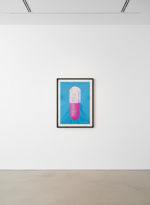 Damien Hirst - The Cure (Vivid Blue/Cloudy Pink/Candy Floss Pink), 2014, Silkscreen