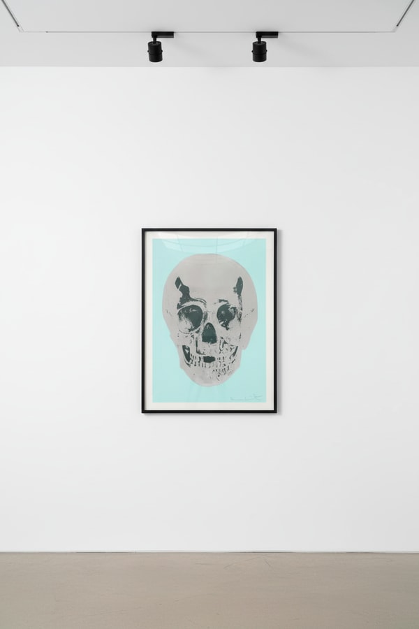 Damien Hirst - Till Death Do Us Part (peppermint green/silver), 2012, Silkscreen