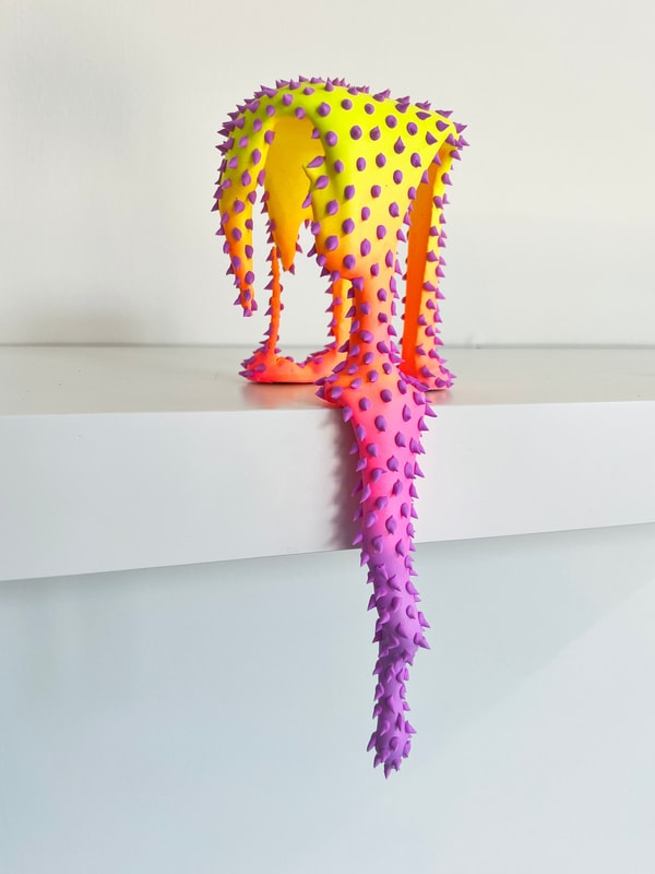 Dan Lam - Glyph, 2023, Foam, acrylic, polymer, resin
