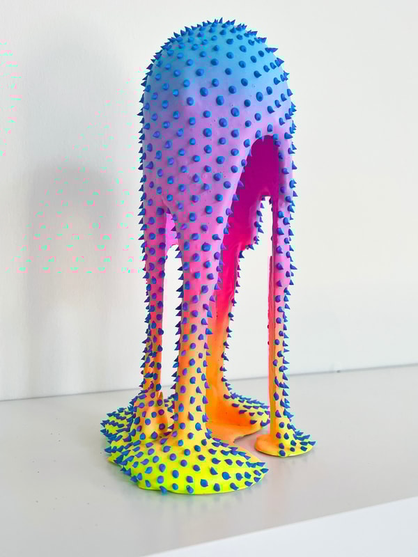 Dan Lam - Rising, 2023, Foam, acrylic, polymer, resin