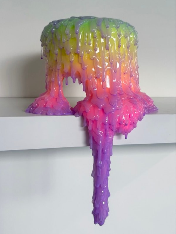 Dan Lam - Wring, 2025, Foam, acrylic, resin, polymer