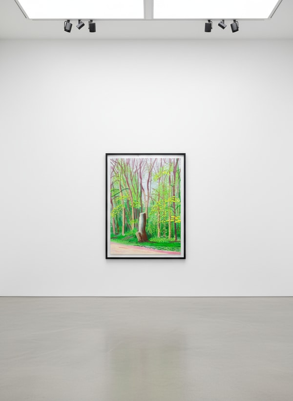 David Hockney - 19th of April, The Arrival of Spring in Woldgate, East Yorkshire, 2011, iPad Drawing Printed on Paper