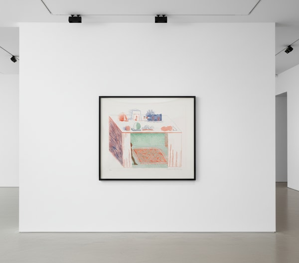 David Hockney - A Chiaroscuro, 1976-77, Etching