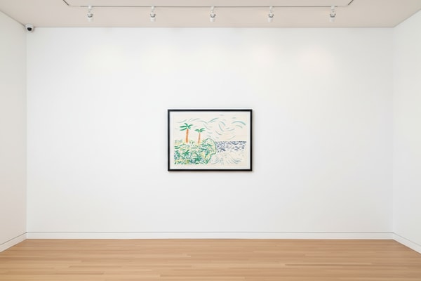 David Hockney - Bora Bora, 1979, Lithograph in colors