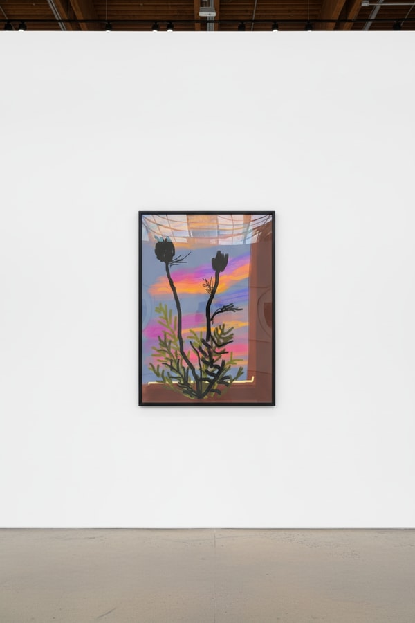 David Hockney - Early Morning, 2009, iPhone drawing printed on paper