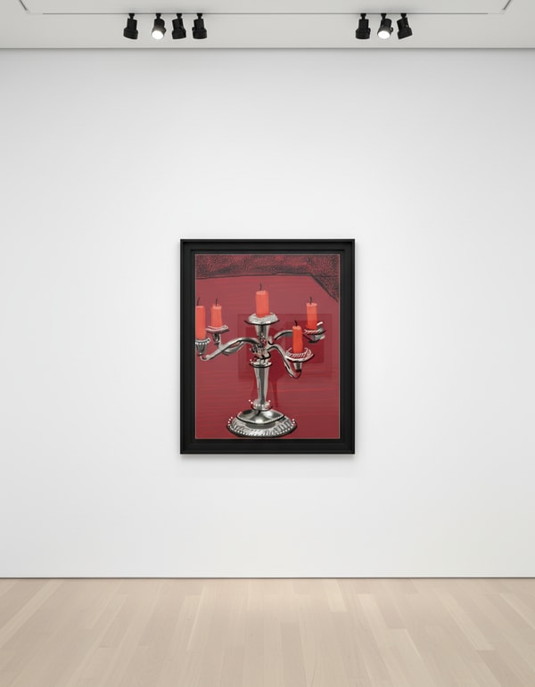 David Hockney - Five Candles, 2011, iPad drawing